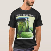 Dill Pickles Grünes Gemüse Gherkin Food T-Shirt (Vorderseite)
