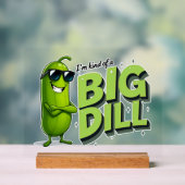 Dill Pickles Lovers Gift - Funny Cartoon Designs Acrylschild (Neutral)