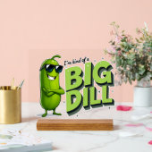 Dill Pickles Lovers Gift - Funny Cartoon Designs Acrylschild (Hochzeit)