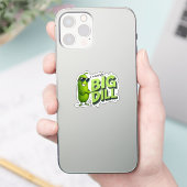 Dill Pickles Lovers Gift - Funny Cartoon Designs Aufkleber (Telefon)