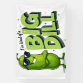 Dill Pickles Lovers Gift - Funny Cartoon Designs Banner (Vertikal)