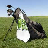 Dill Pickles Lovers Gift - Funny Cartoon Designs Golfhandtuch (Gras)