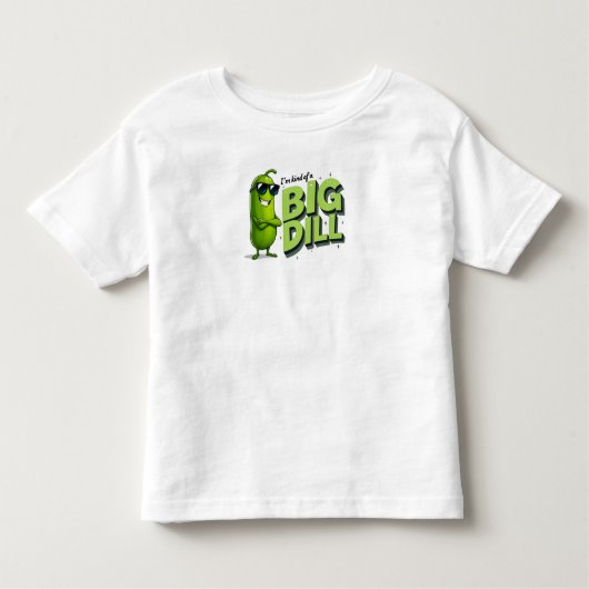 Dill Pickles Lovers Gift - Funny Cartoon Designs Kleinkind T-shirt (Vorderseite)