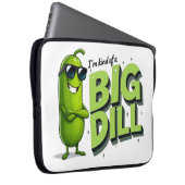 Dill Pickles Lovers Gift - Funny Cartoon Designs Laptopschutzhülle (Vorne Rechts)