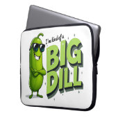 Dill Pickles Lovers Gift - Funny Cartoon Designs Laptopschutzhülle (Vorderseite Links)