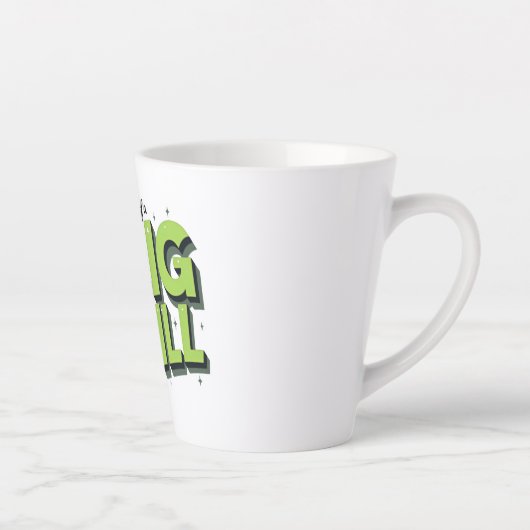 Dill Pickles Lovers Gift - Funny Cartoon Designs Milchtasse (Rechts)