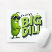 Dill Pickles Lovers Gift - Funny Cartoon Designs Mousepad (Mit Mouse)