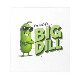 Dill Pickles Lovers Gift - Funny Cartoon Designs Notizblock