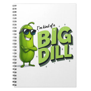Dill Pickles Lovers Gift - Funny Cartoon Designs Notizblock