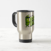 Dill Pickles Lovers Gift - Funny Cartoon Designs Reisebecher (Vorderseite Links)