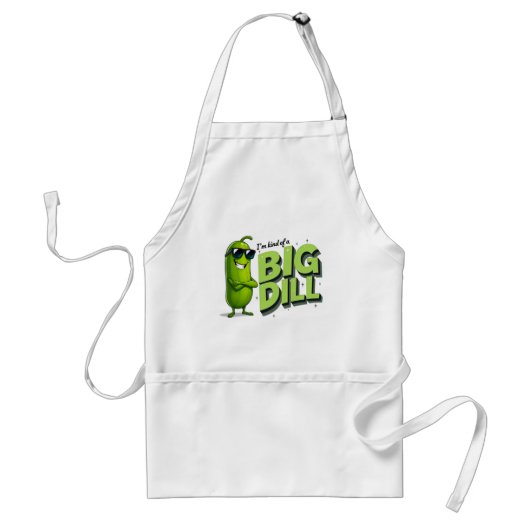 Dill Pickles Lovers Gift - Funny Cartoon Designs Schürze (Vorne)