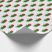 Dill Picklet mit Ball Cap Geschenkpapier (Ecke)