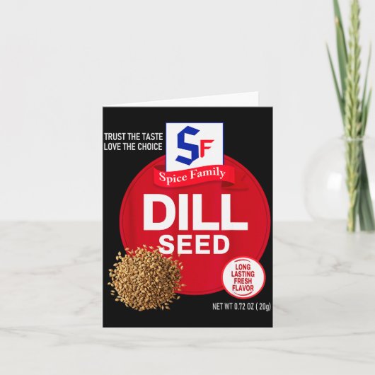 Dill Seed Halloween Sce Costume Group Matching  Karte (Vorderseite)