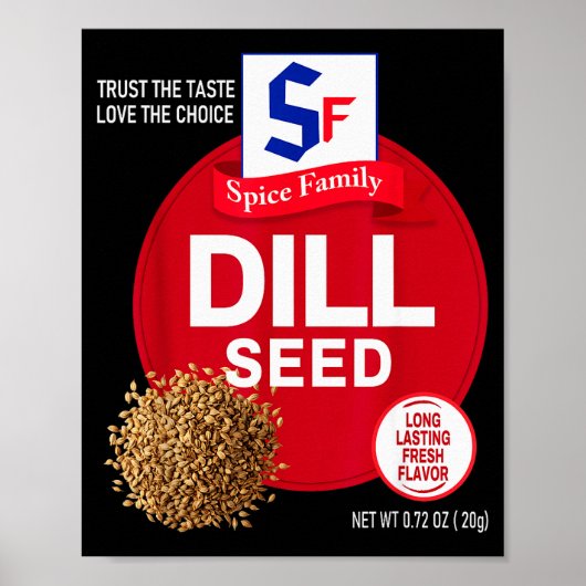 Dill Seed Halloween Sce Costume Group Matching Poster (Vorne)