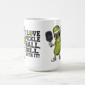 Dill with it! Cool Pickle Pickleball 🕶️ Kaffeetasse (Mittel)