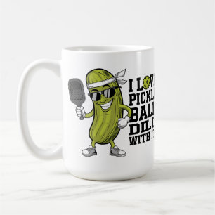 Dill with it! Cool Pickle Pickleball 🕶️ Kaffeetasse