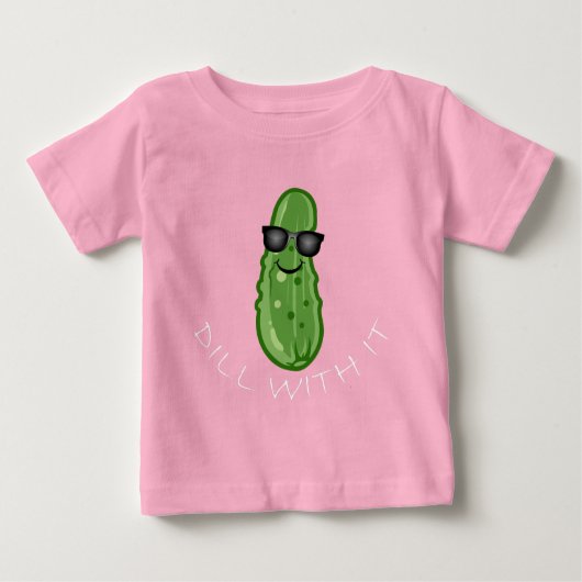Dill with It Design - Baby Fine Jersey T - Shirt (Vorderseite)