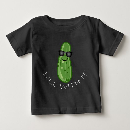 Dill with It Design - Baby Fine Jersey T - Shirt (Vorderseite)