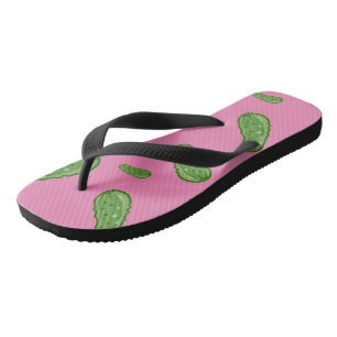 Dill with it Design - Erwachsene Flip Flops, breit Badesandalen