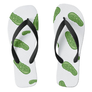 Dill with it Design - Erwachsene Flip Flops, breit Badesandalen