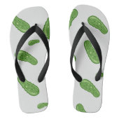 Dill with it Design - Erwachsene Flip Flops, breit Badesandalen (Fußbett)