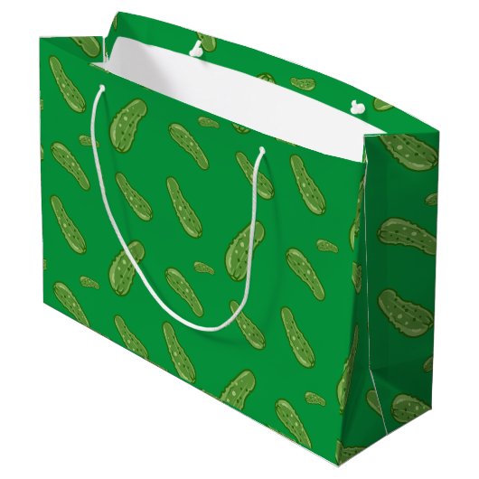 Dill with It Design - Gift Bag - Large Große Geschenktüte (Rückseite Schrägansicht)