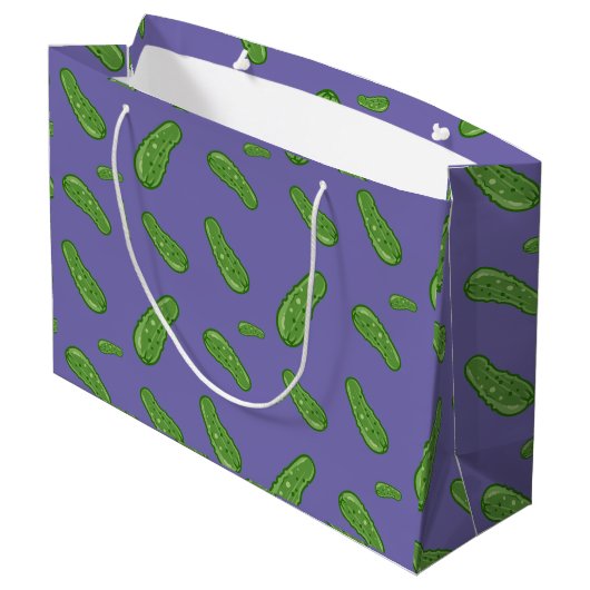 Dill with It Design - Gift Bag - Large Große Geschenktüte (Rückseite Schrägansicht)