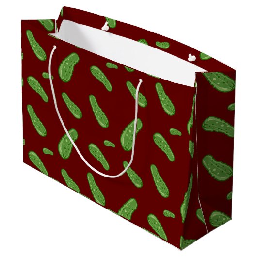 Dill with It Design - Gift Bag - Large Große Geschenktüte (Rückseite Schrägansicht)