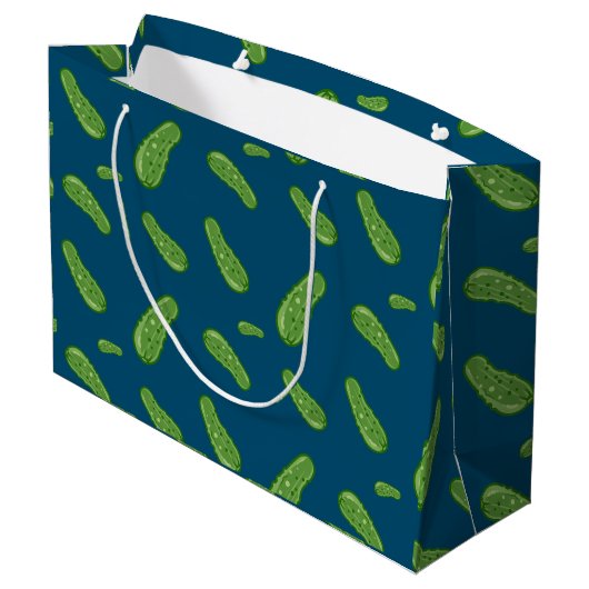 Dill with It Design - Gift Bag - Large Große Geschenktüte (Rückseite Schrägansicht)