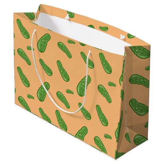 Dill with It Design - Gift Bag - Large Große Geschenktüte (Rückseite Schrägansicht)