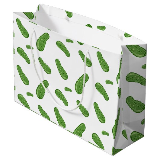 Dill with It Design - Gift Bag - Large Große Geschenktüte (Rückseite Schrägansicht)