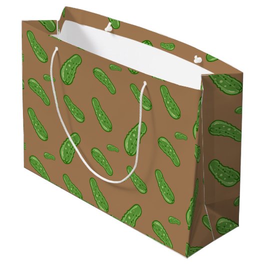 Dill with It Design - Gift Bag - Large Große Geschenktüte (Rückseite Schrägansicht)