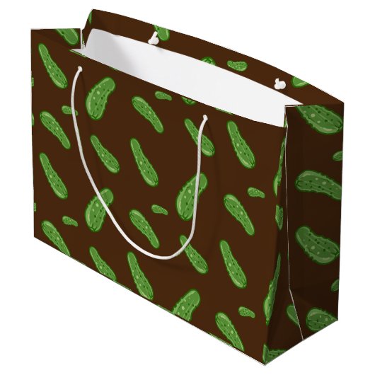 Dill with It Design - Gift Bag - Large Große Geschenktüte (Rückseite Schrägansicht)