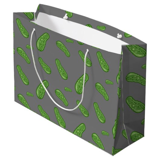 Dill with It Design - Gift Bag - Large Große Geschenktüte (Rückseite Schrägansicht)