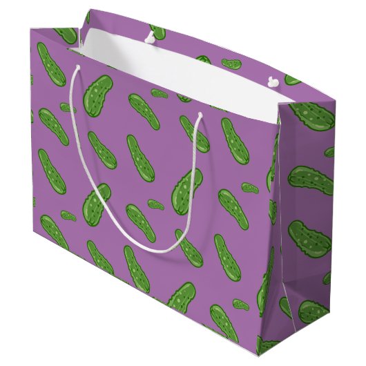 Dill with It Design - Gift Bag - Large Große Geschenktüte (Rückseite Schrägansicht)