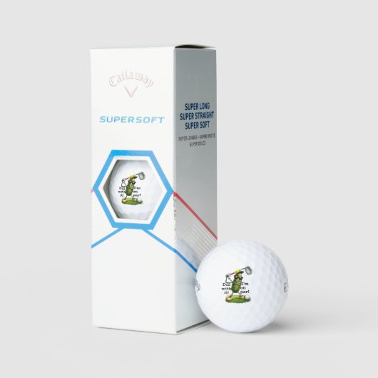 Dill With It Golf Ball - Custom Callaway Pickle (Verpackung)