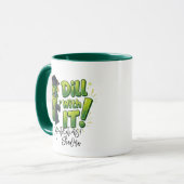 Dill With It Grad Becher - Lustiger Gurken-Wortwit Tasse (Vorderseite Links)