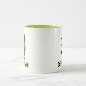 Dill with it! Pickle Zweifarbige Tasse (Mittel)