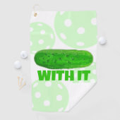 Dill with it Pickleball Funny Sport Handtuch (Insitu)