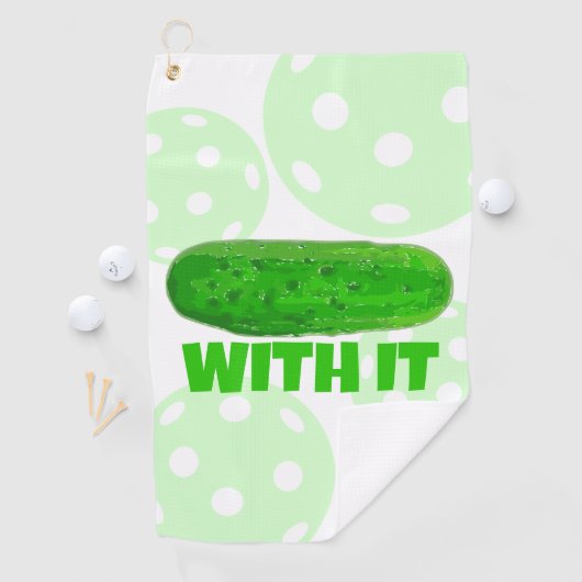 Dill with it Pickleball Funny Sport Handtuch (Insitu)