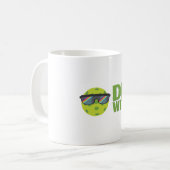 "Dill with It" Pickleball-Tasse Kaffeetasse (Vorderseite Links)