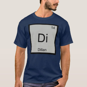Dillan Name Chemie Element Periodensystem T-Shirt