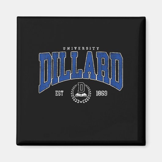 Dillard Institute of Technology Arch Retro for Men Magnet (Vorne)