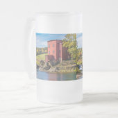 Dillard Mill Herbst Mattiert Glass Beer Tasse (Vorderseite Links)