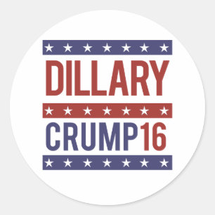 Dillary Crump 16 - -  Runder Aufkleber
