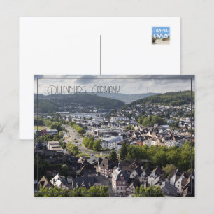 Dillenburg Abend City Deutschland Feiertagspostkarte