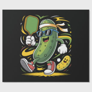 Dillgurke spielt Pickleball Geschenkpapier