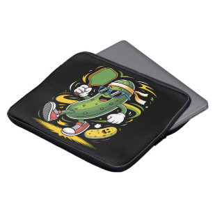 Dillgurke spielt Pickleball Laptopschutzhülle
