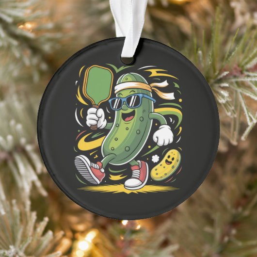 Dillgurke spielt Pickleball Ornament (Baum)