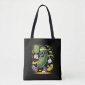 Dillgurke spielt Pickleball Tasche (Vorderseite)